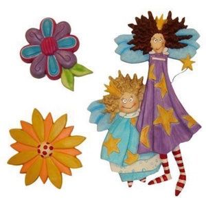 🛍️ Fairies & Flowers 3D Dimensional Wall Art Decoration NEW